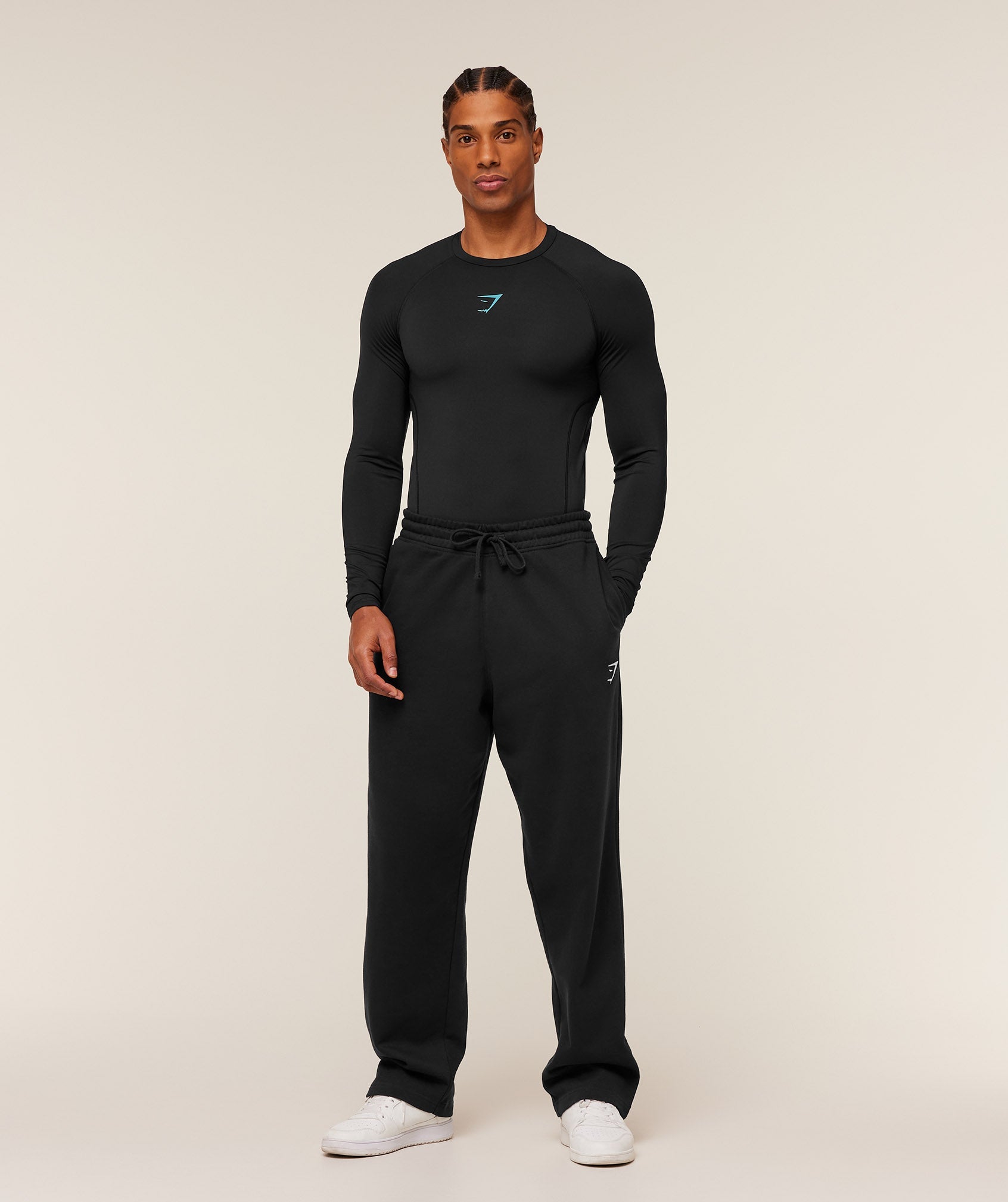 Gymshark Element Baselayer Long Sleeve T-Shirt Black