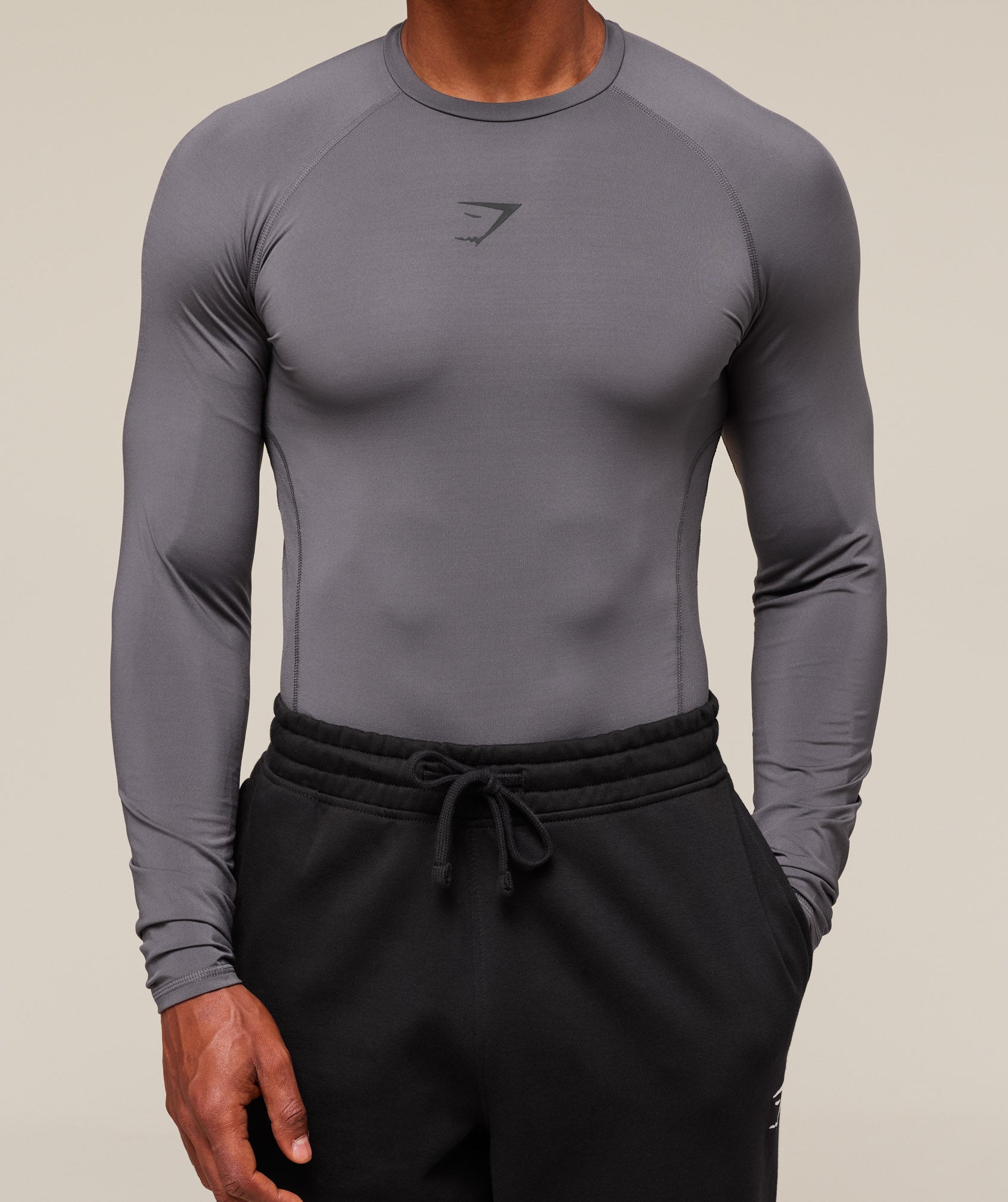Gymshark Element Baselayer Long Sleeve T-Shirt Dark Grey