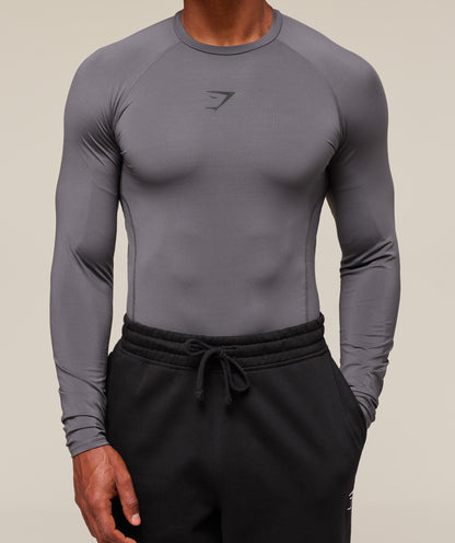 Gymshark Element Baselayer Long Sleeve T-Shirt Dark Grey