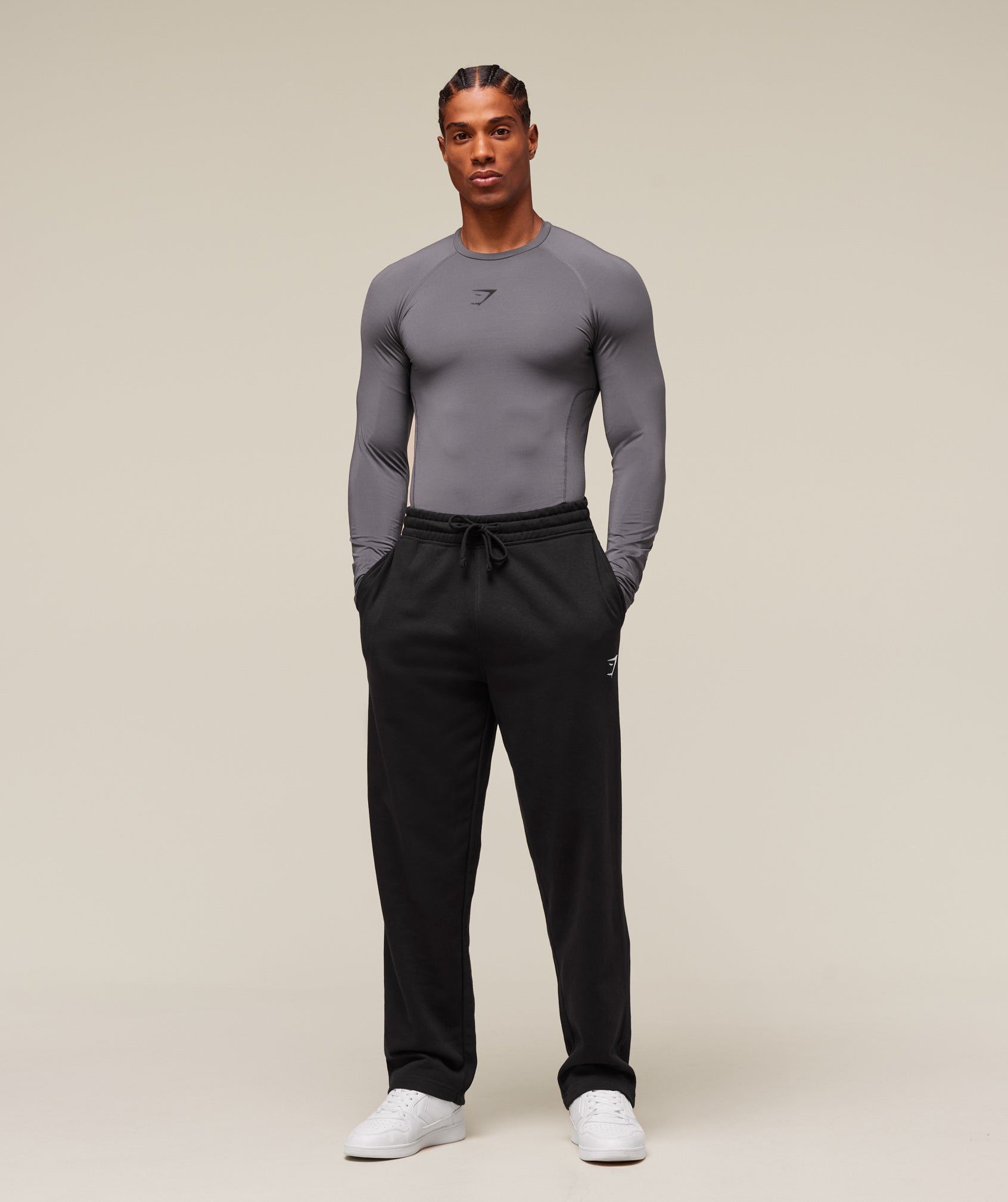 Gymshark Element Baselayer Long Sleeve T-Shirt Dark Grey