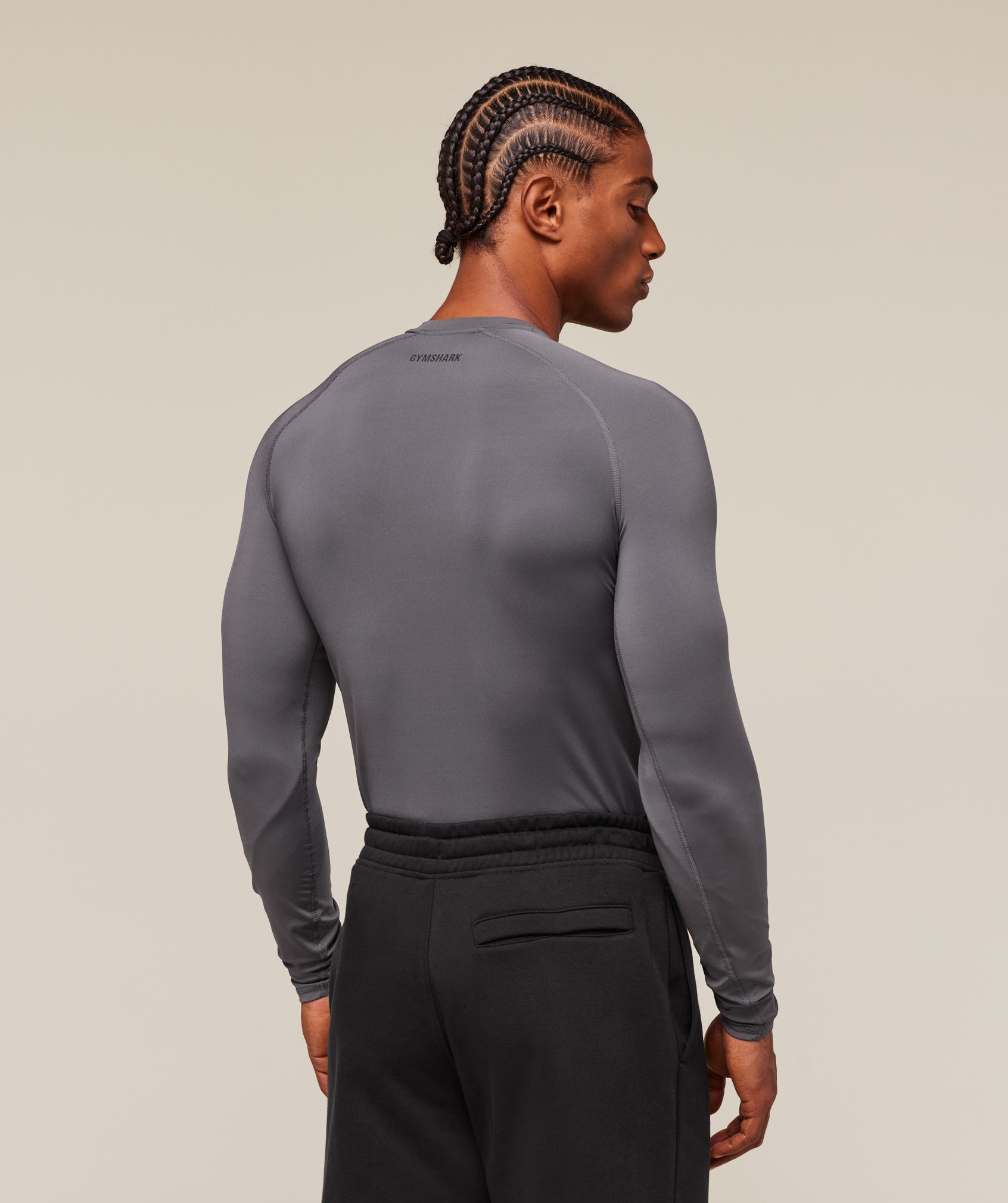 Gymshark Element Baselayer Long Sleeve T-Shirt Dark Grey