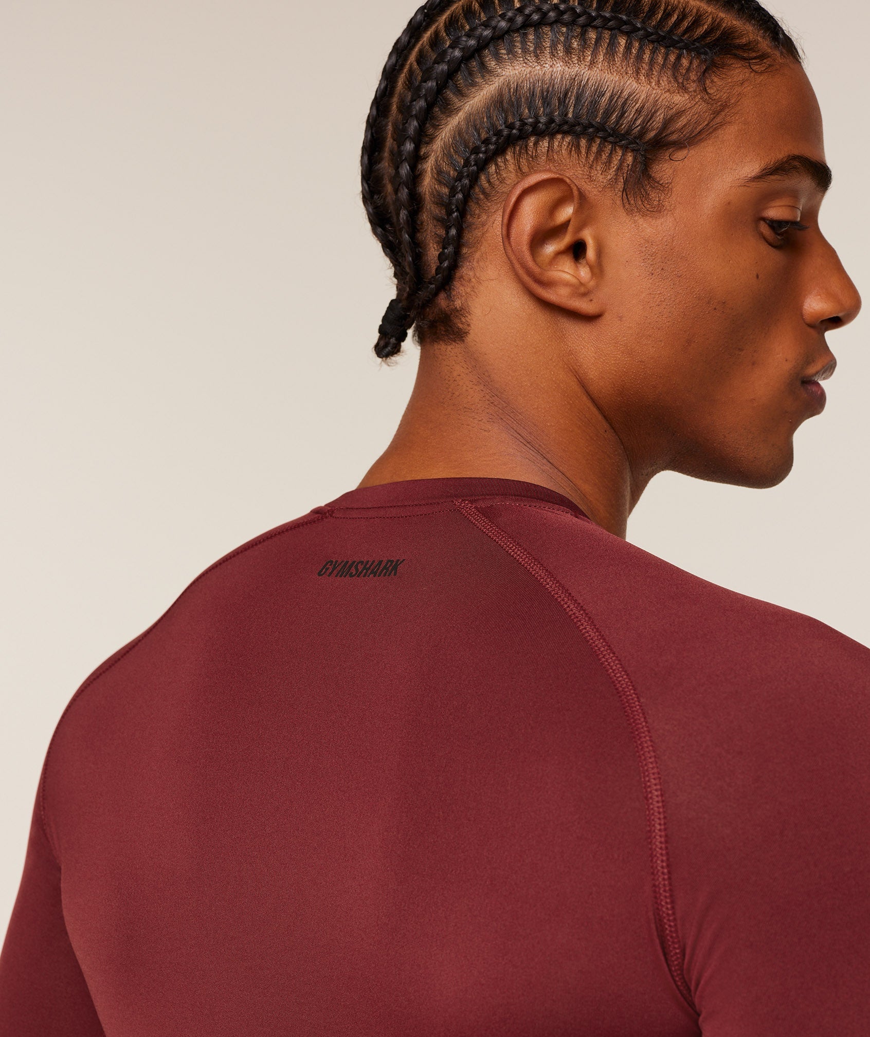 Gymshark Element Baselayer Long Sleeve T-Shirt Sets Red