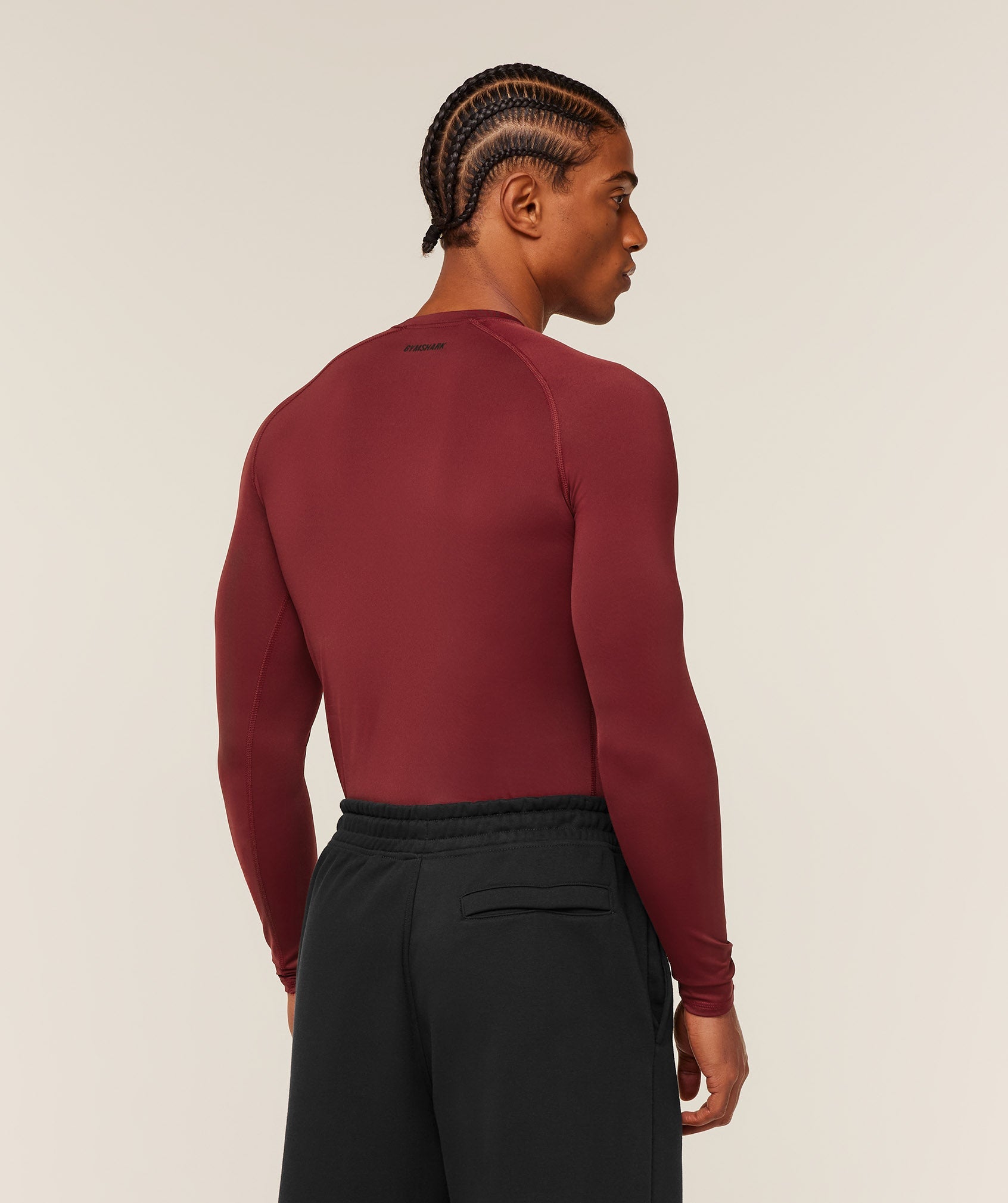 Gymshark Element Baselayer Long Sleeve T-Shirt Sets Red