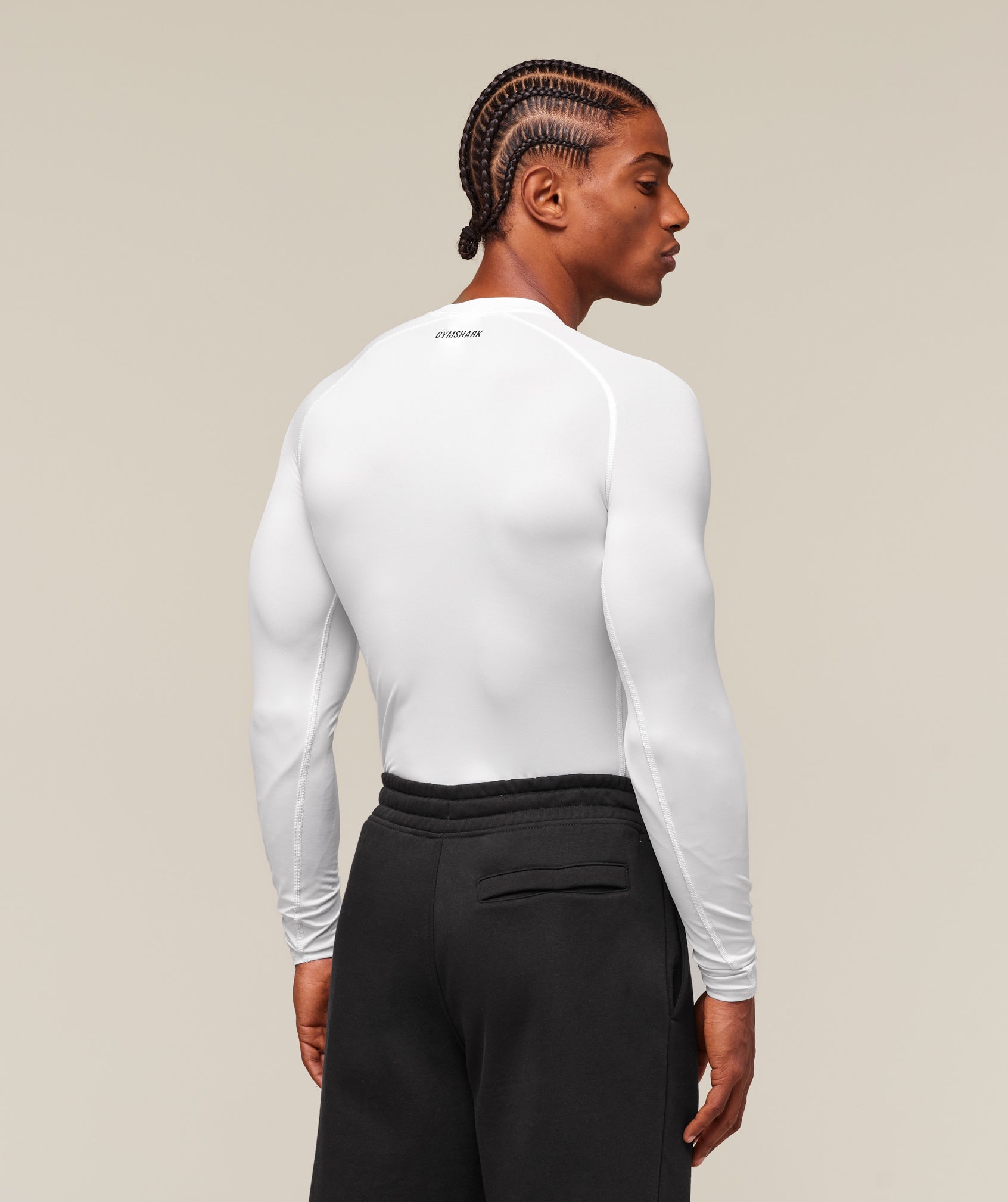 Gymshark Element Baselayer Long Sleeve T-Shirt White