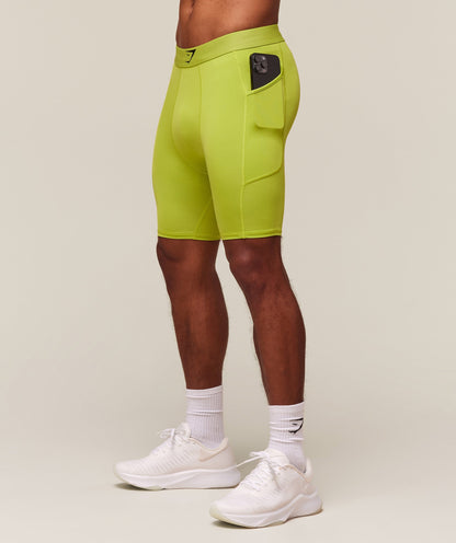 Gymshark Element Baselayer Half Tight Zest Green