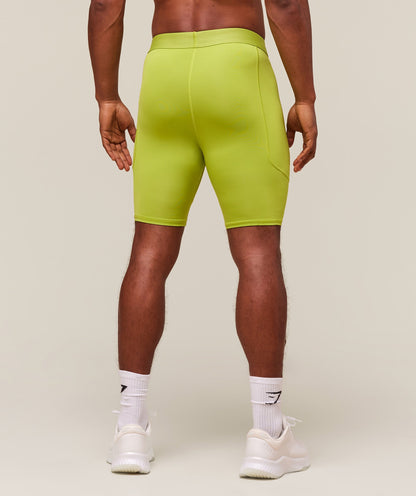 Gymshark Element Baselayer Half Tight Zest Green
