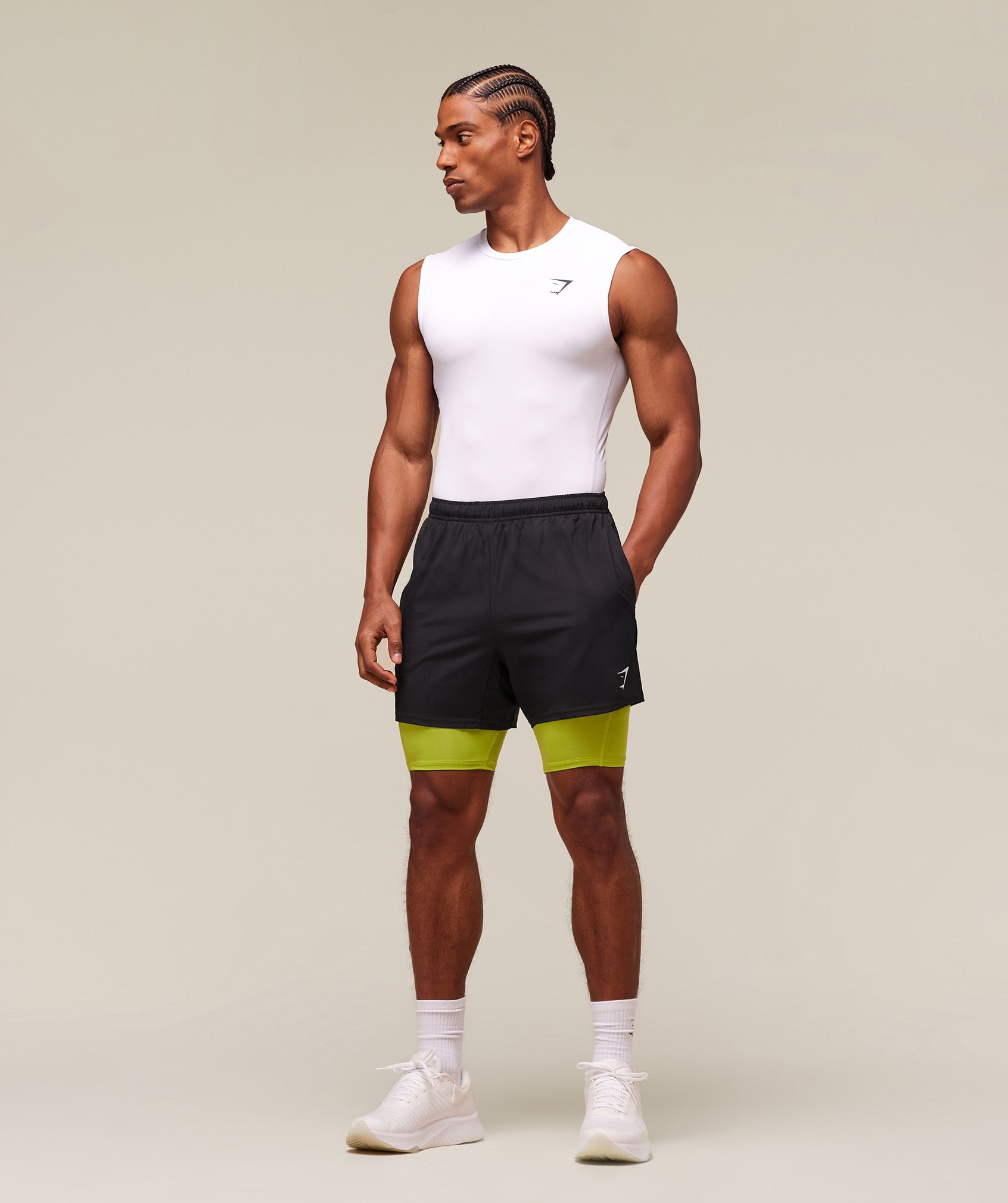 Gymshark Element Baselayer Short Zest Green