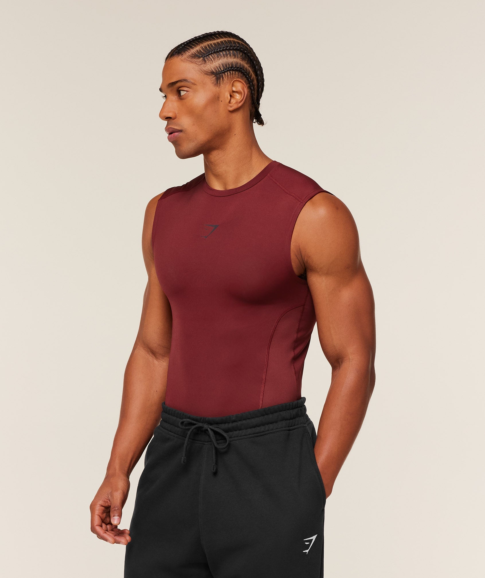 Gymshark Element Tank Sets Red