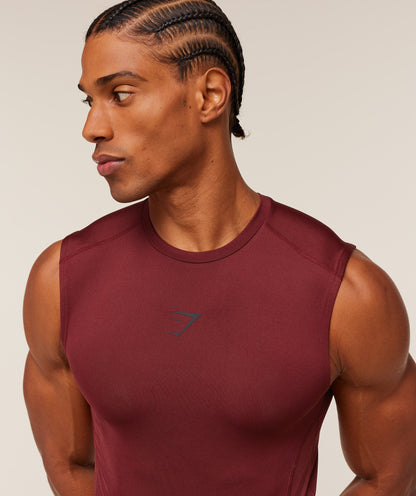 Gymshark Element Tank Sets Red