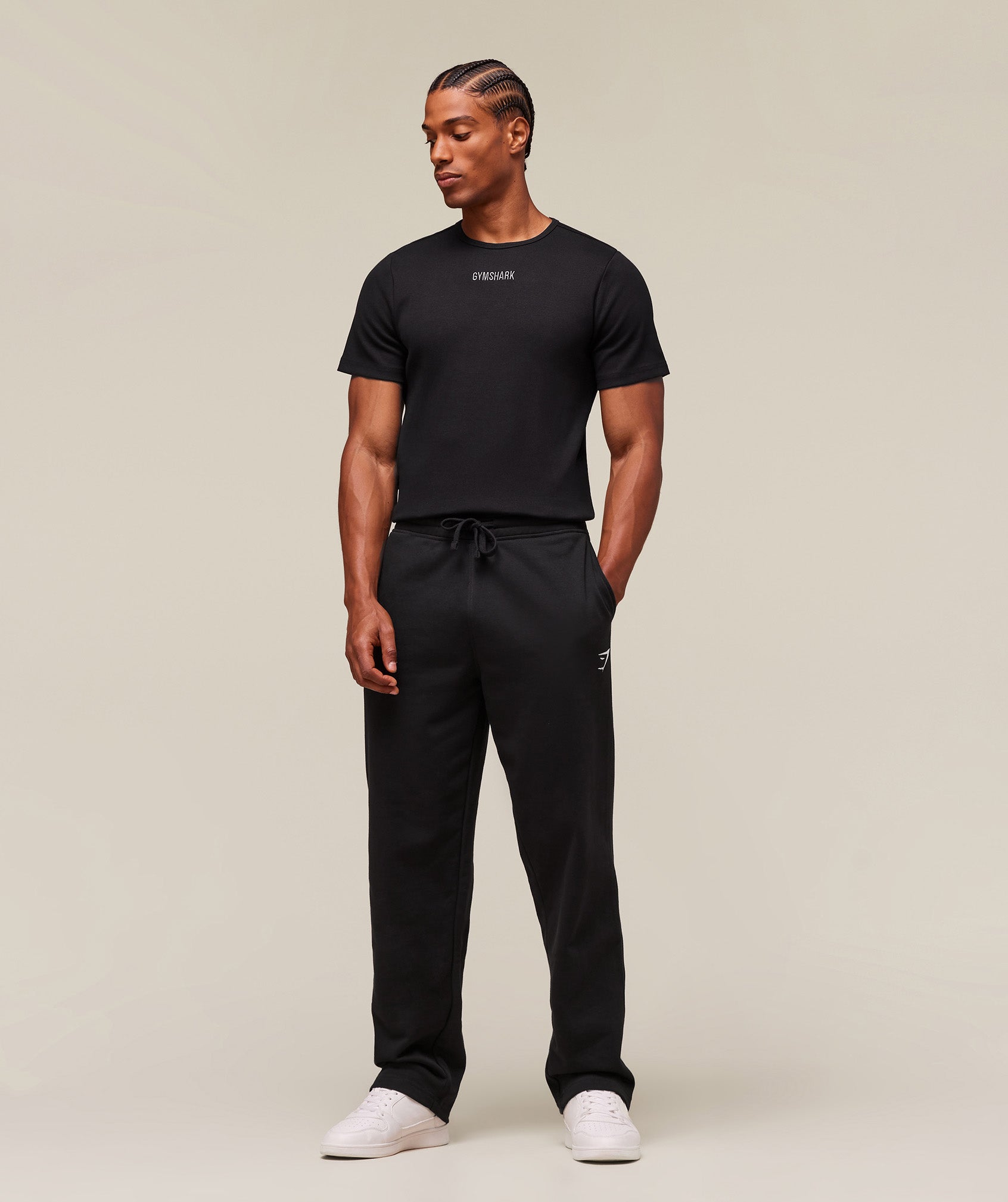 Gymshark Premium Ribbed T-Shirt Black