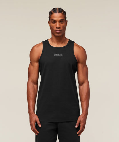 Gymshark Premium Ribbed Tank Black