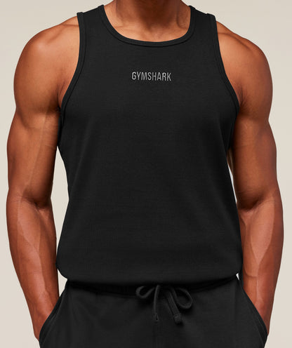 Gymshark Premium Ribbed Tank Black