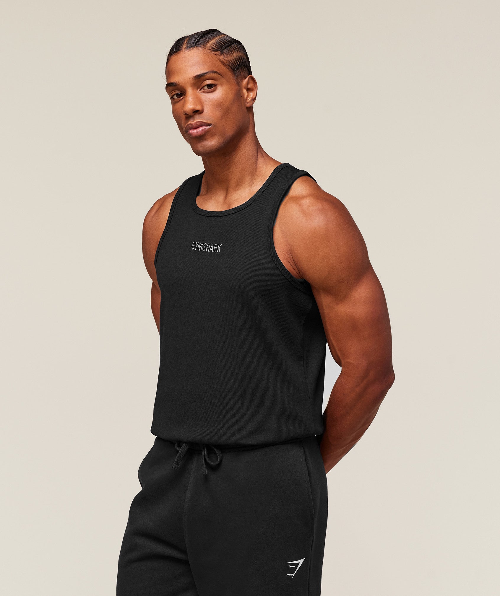 Gymshark Premium Ribbed Tank Black
