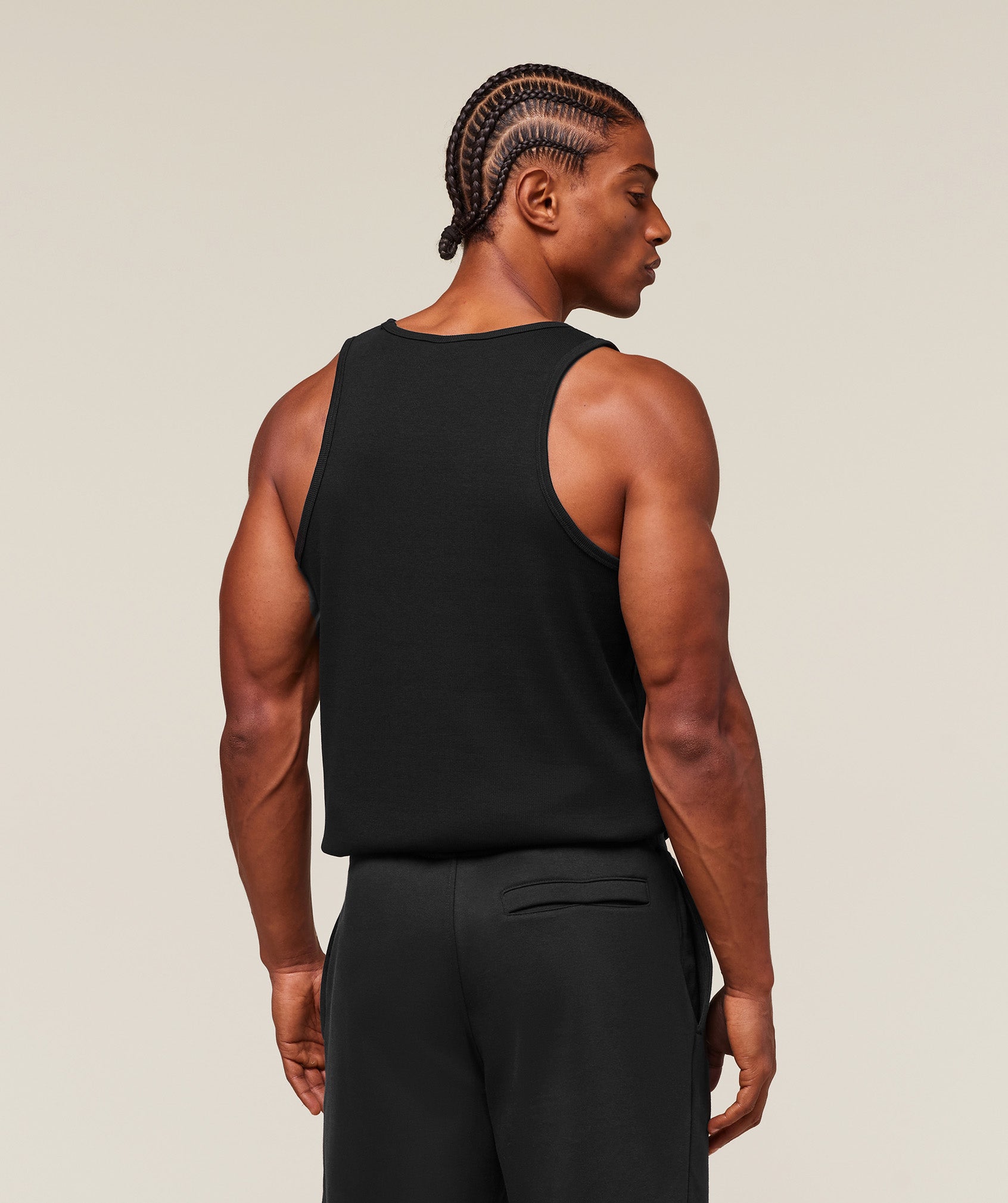 Gymshark Premium Ribbed Tank Black