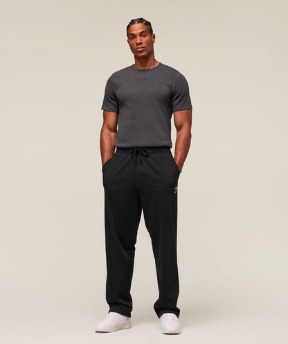 Gymshark Premium Washed Ribbed T-Shirt Onyx Grey
