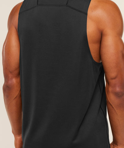 Gymshark Hybrid Engineered Jacquard Tank Black
