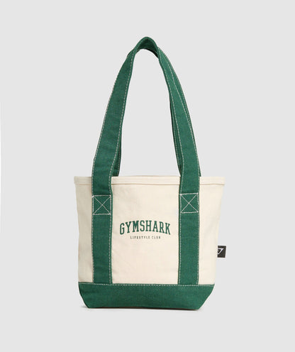 Gymshark Collegiate Mini Tote Oat White
