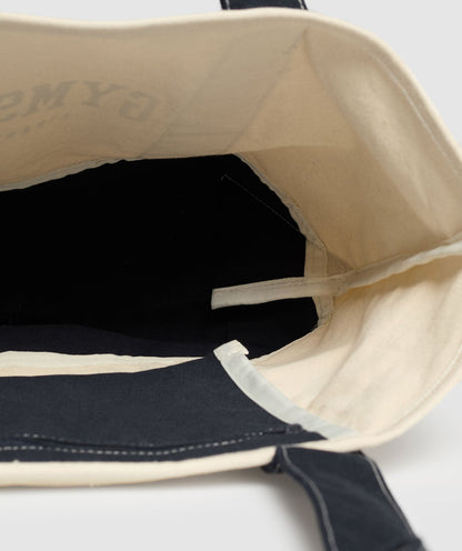 Women's Gymshark Collegiate Oversized Tote Oat White