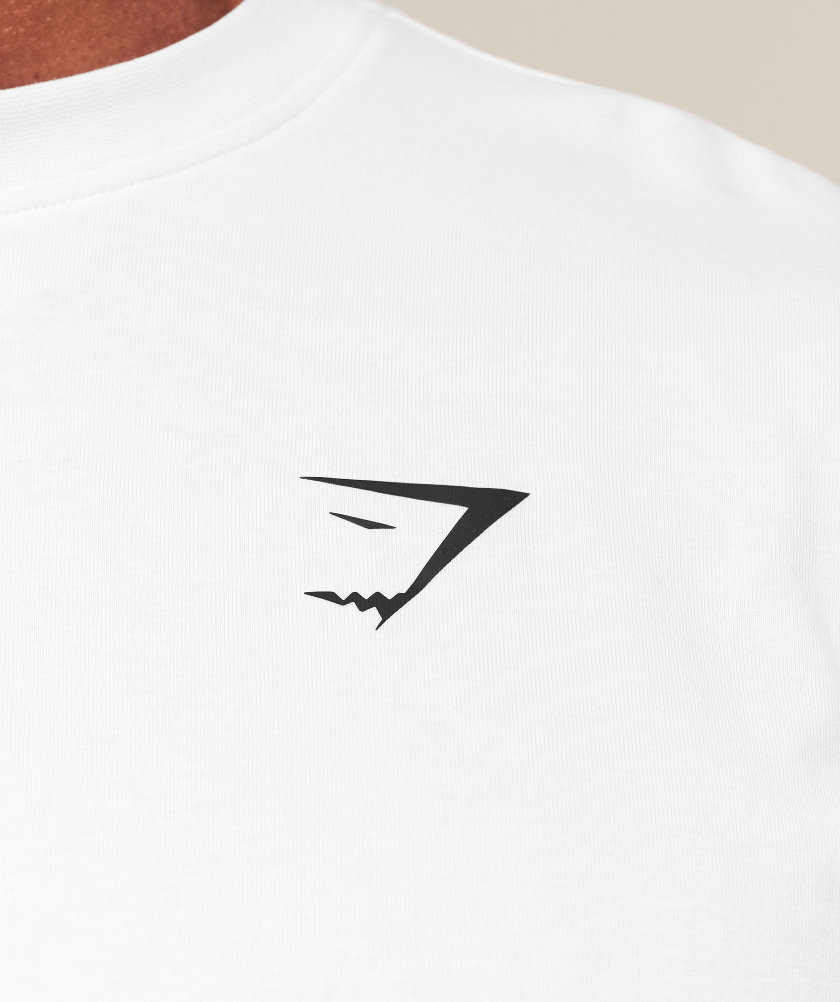 Gymshark Essential Oversized Long Sleeve T-Shirt White