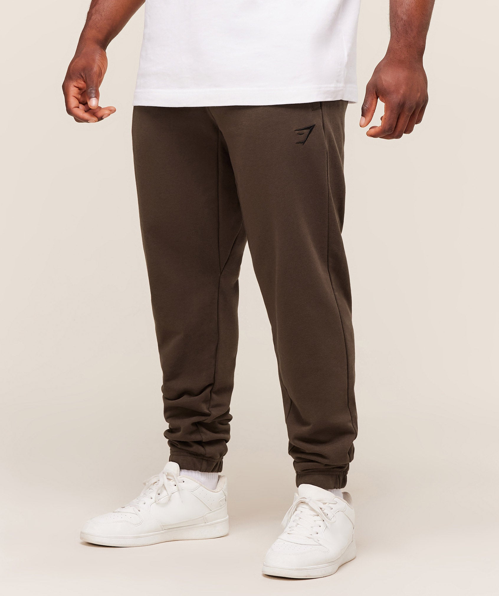 Gymshark Essential Oversized Joggers Archive Brown