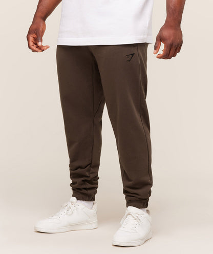 Gymshark Essential Oversized Joggers Archive Brown