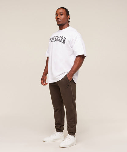 Gymshark Essential Oversized Joggers Archive Brown