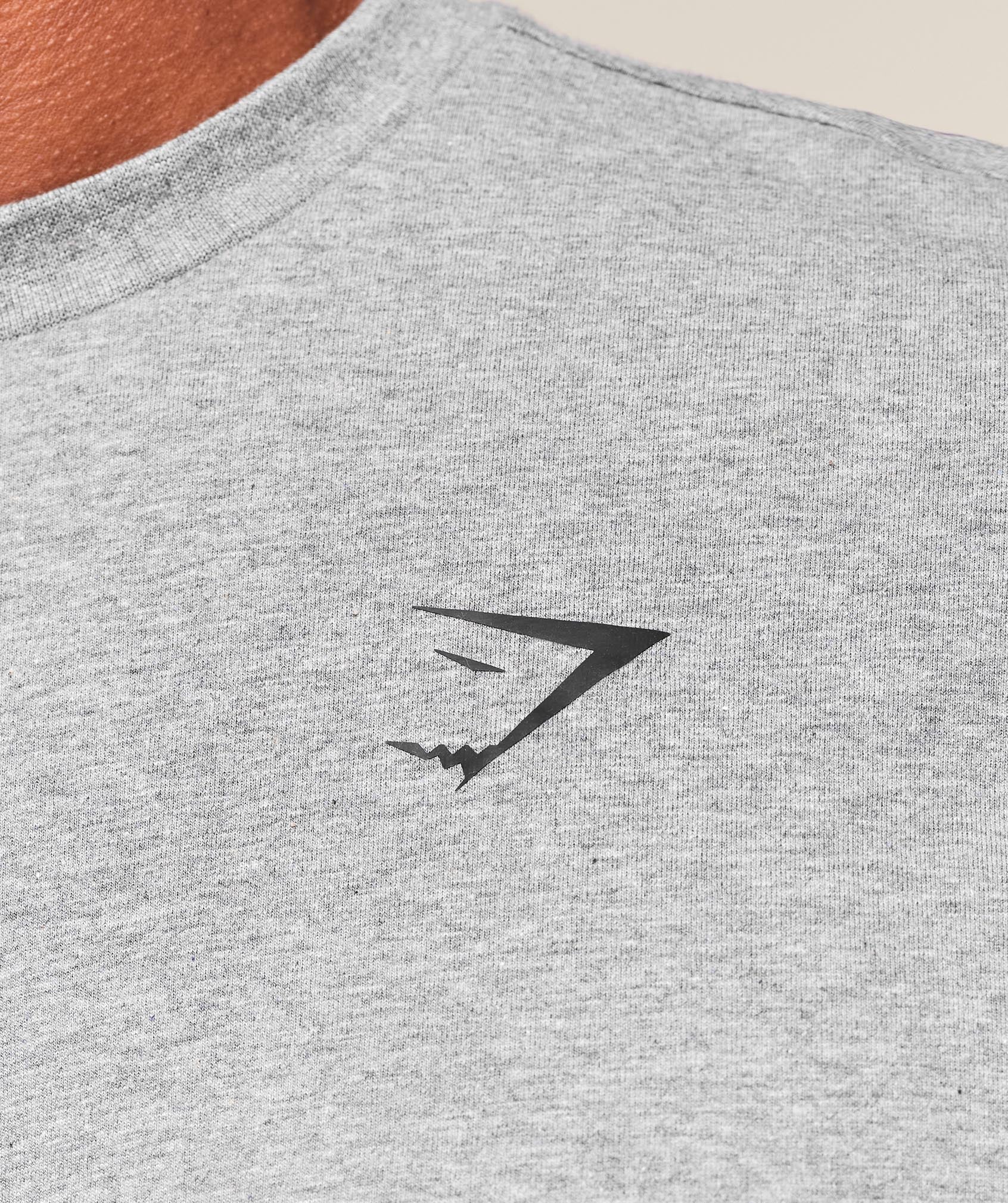 Gymshark Essential Oversized T-Shirt Charcoal Grey Marl