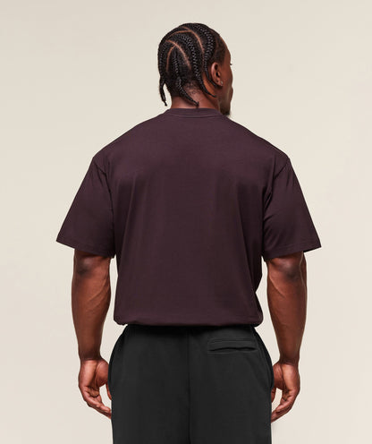 Gymshark Essential Oversized T-Shirt Plum Brown