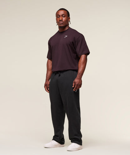 Gymshark Essential Oversized T-Shirt Plum Brown