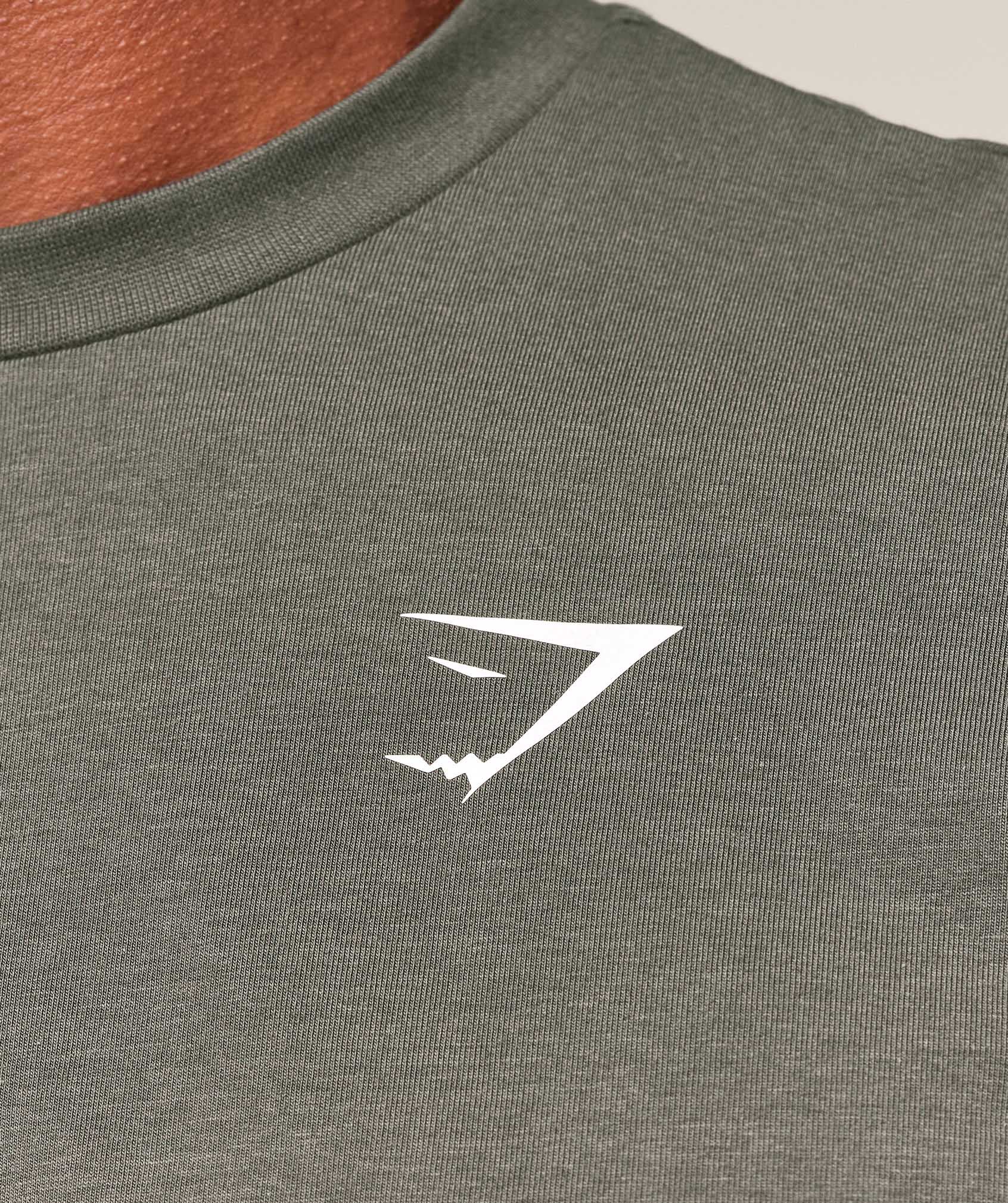 Gymshark Essential Oversized T-Shirt Strength Green