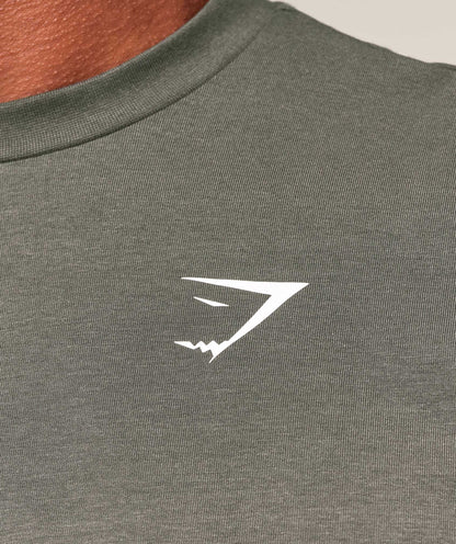 Gymshark Essential Oversized T-Shirt Strength Green