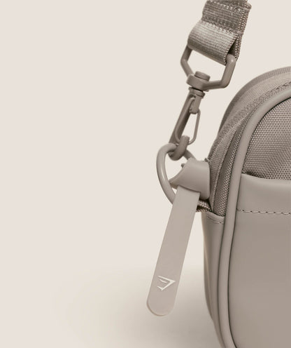 Women's Gymshark Everyday Camera Bag Mushroom Grey