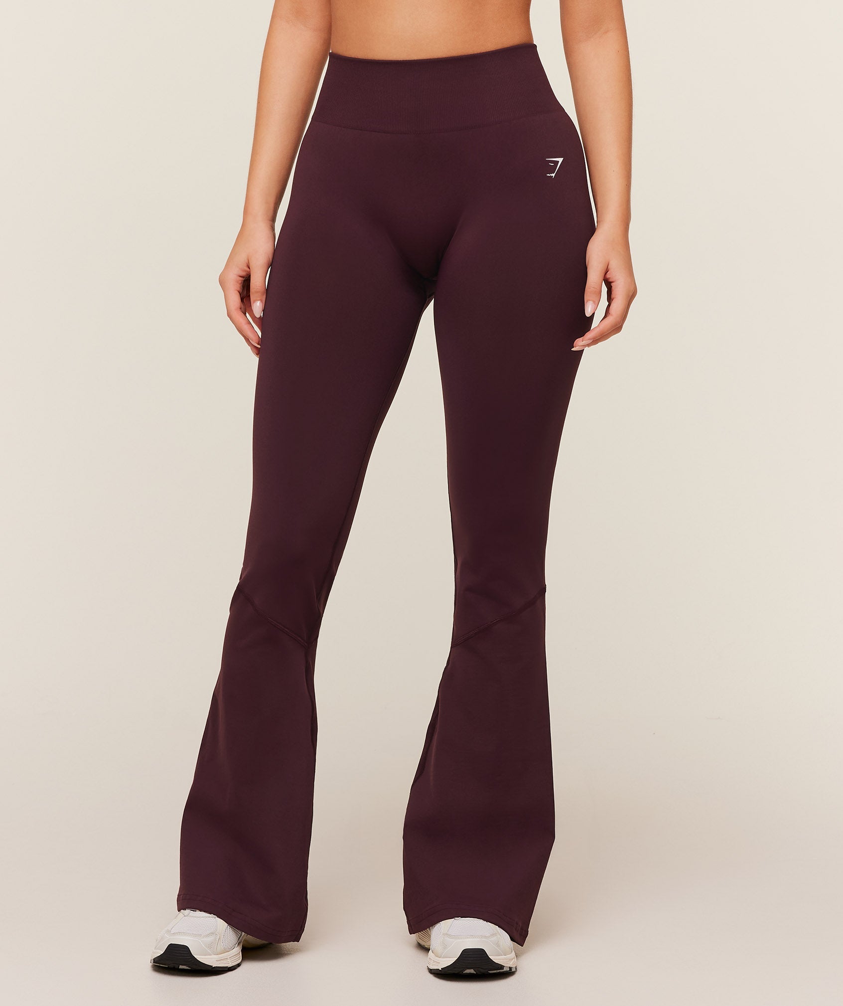 Women's Gymshark Everyday Seamless Flared Legging 2.0 Gs Cherry Purple