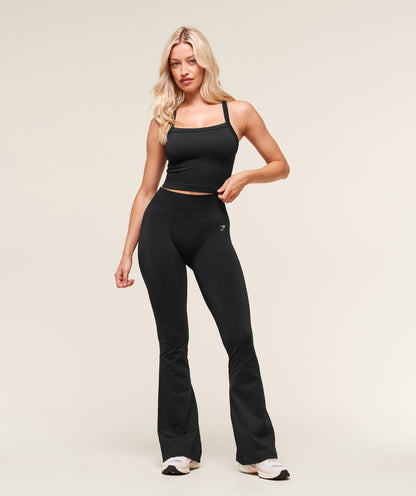 Women's Gymshark Everyday Seamless Flared Legging Black