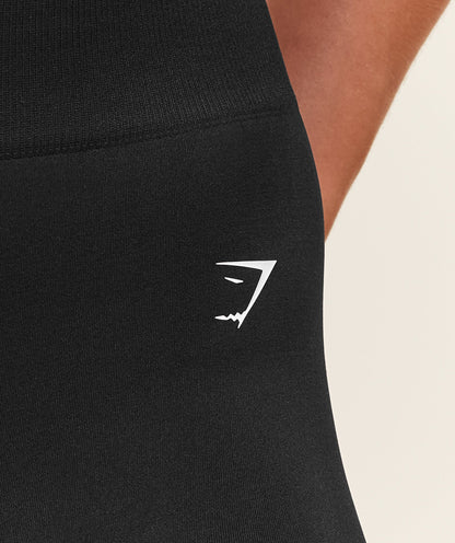 Women's Gymshark Everyday Seamless Flared Leggings Black