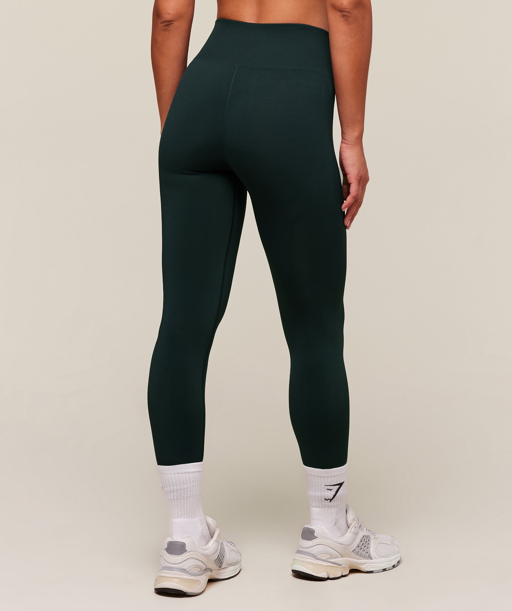 Women's Gymshark Everyday Seamless Graphic Leggings Darkest Teal