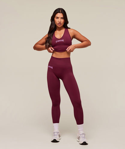 Women's Gymshark Everyday Seamless Graphic Leggings Strong Pink