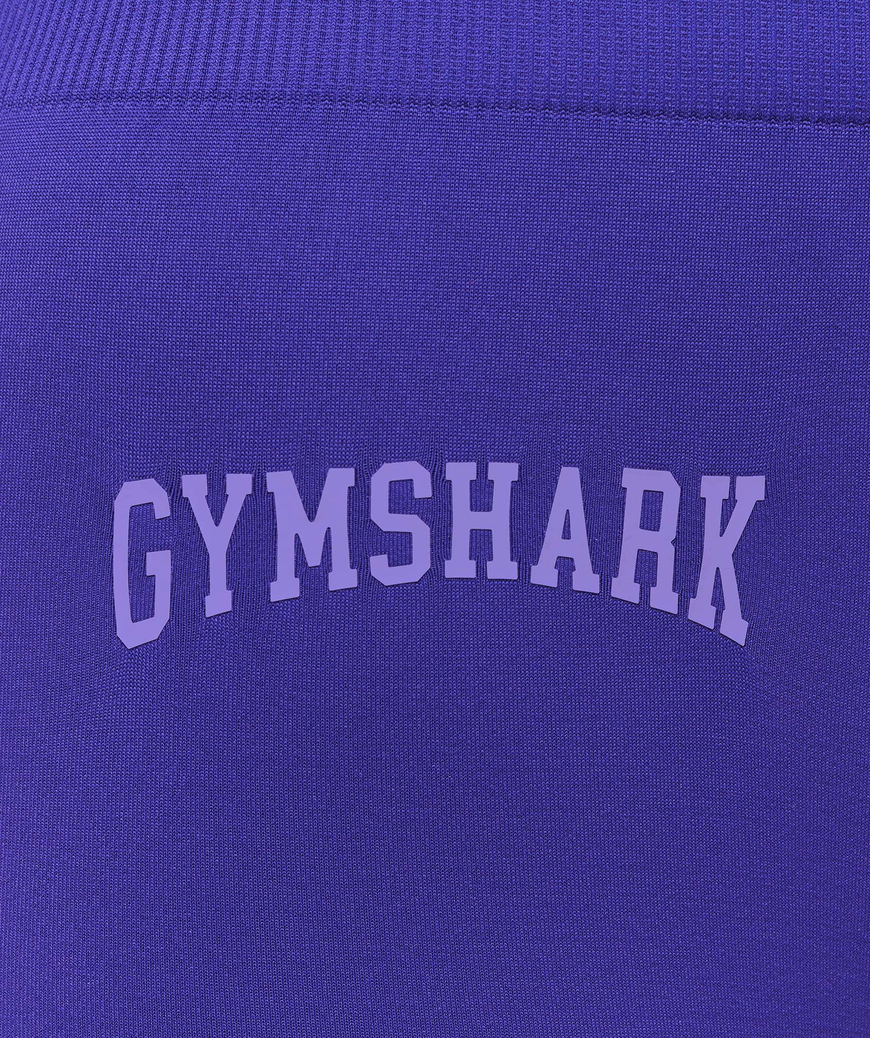 Women's Gymshark Everyday Seamless Graphic Tank Cobalt Purple