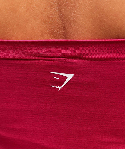 Women's Gymshark Everyday Seamless Midi Tube Top Build Pink