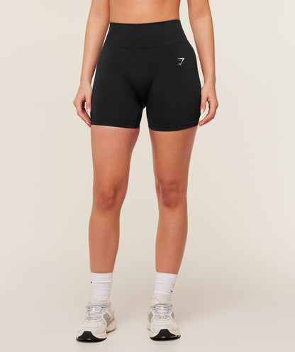 Women's Gymshark Everyday Seamless Shorts 2.0 Gs Black