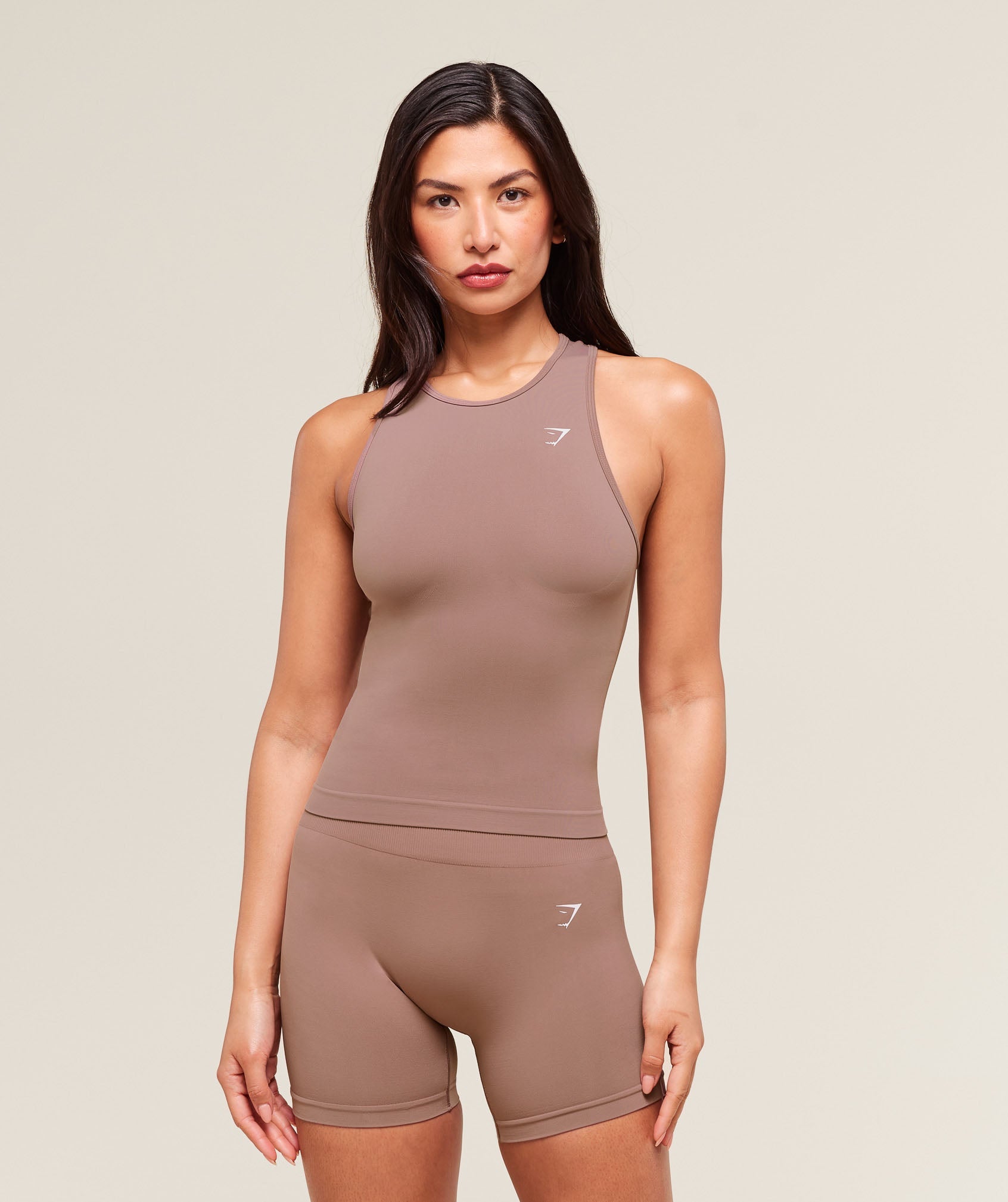 Women's Gymshark Everyday Seamless Tight Fit Tank Chestnut Pink
