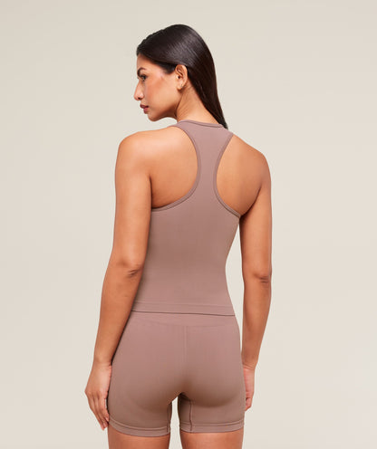 Women's Gymshark Everyday Seamless Tight Fit Tank Chestnut Pink