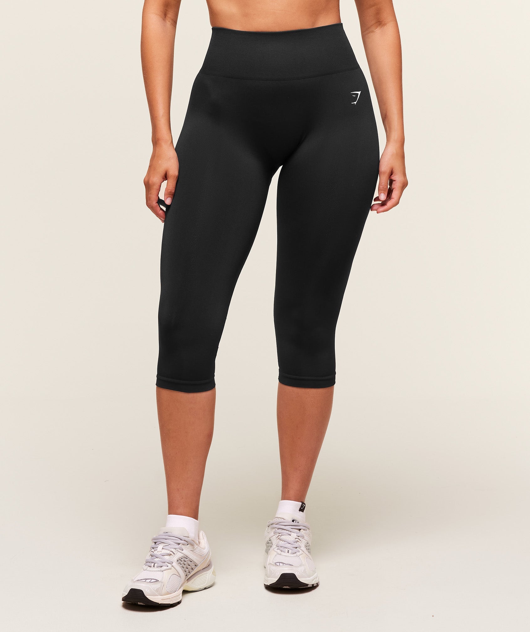 Women's Gymshark Everyday Seamless Capri Legging Black