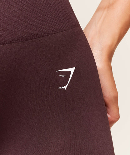 Women's Gymshark Everyday Seamless Capri Legging Cherry Purple