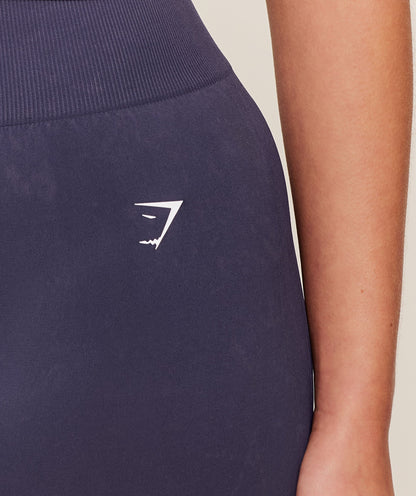 Women's Gymshark Washed Crop Tank Gs Midnight Purple