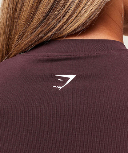 Women's Gymshark Everyday Seamless Zip Tracktop Cherry Purple