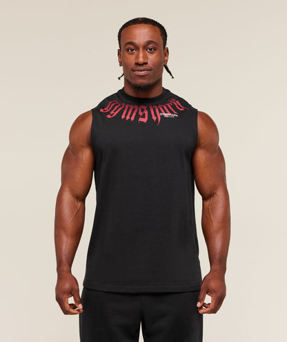 Gymshark Fade Graphic Tank Gs Black