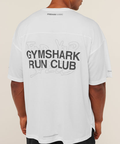 Gymshark Find Your Speed T-Shirt White