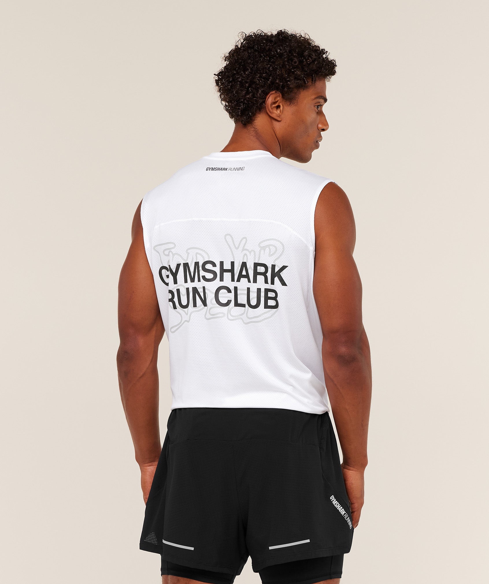 Gymshark Find Your Speed Tank White