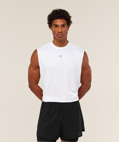 Gymshark Find Your Speed Tank White